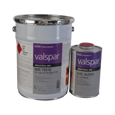 צבע PU DTM מבריק + מקשה